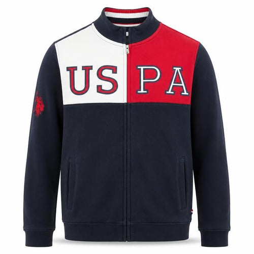 U.S. Polo Assn. Boys Navy Blue Colourblock Track Jacket 14-15 Years
