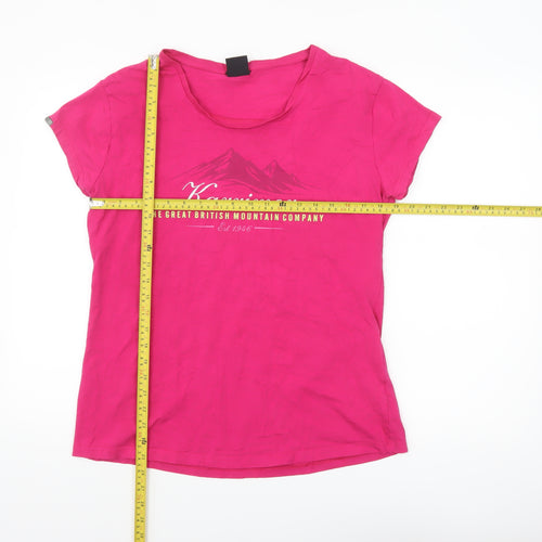 Karrimor Womens Pink Short Sleeve Crew Neck T-Shirt Size 18