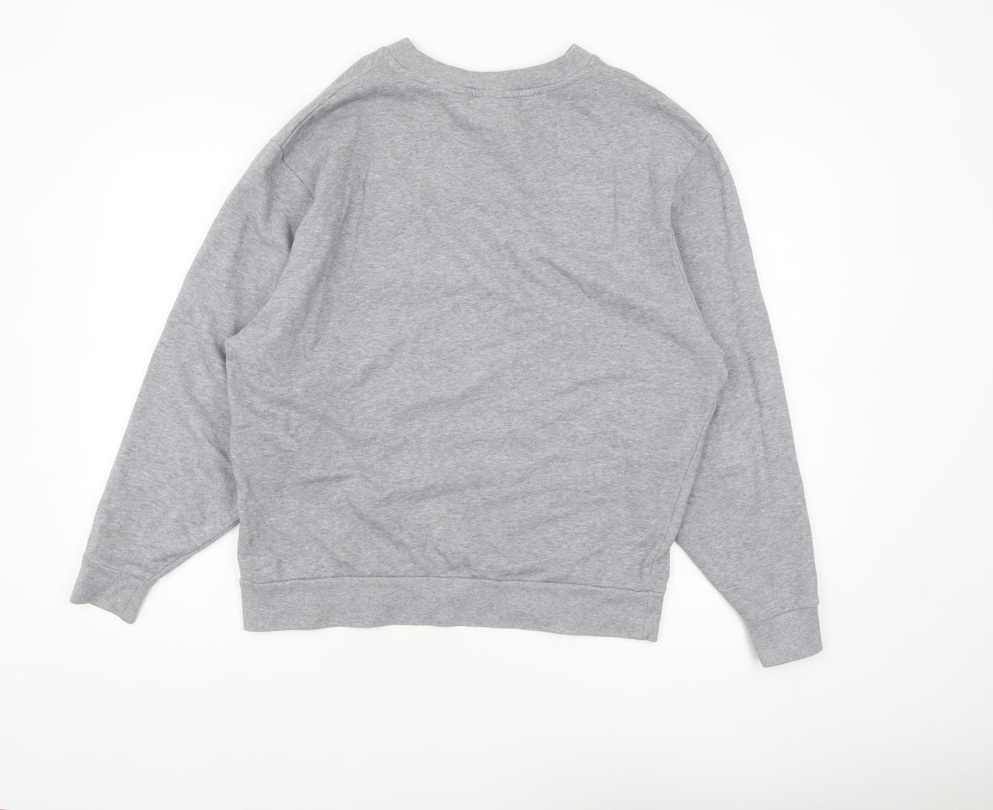 Collusion Men’s Grey 'Somedays' Graphic Pullover Sweatshirt XS