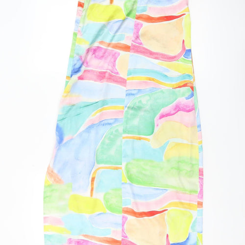 ASOS DESIGN Women's Multicoloured Size 4 Long Slip Dress