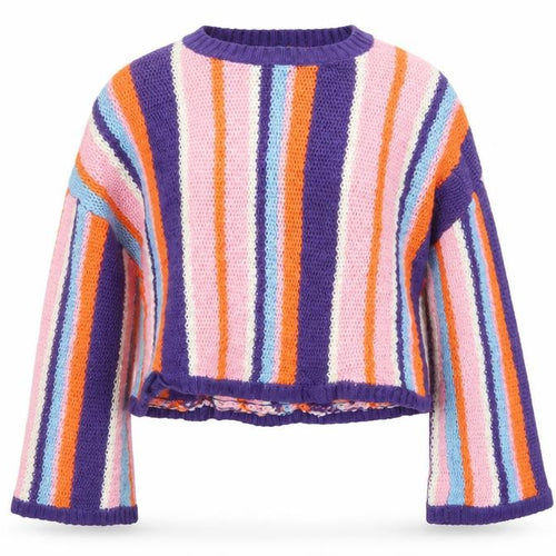 ASOS Women’s Multicoloured Striped Knit Jumper UK 10 Acrylic