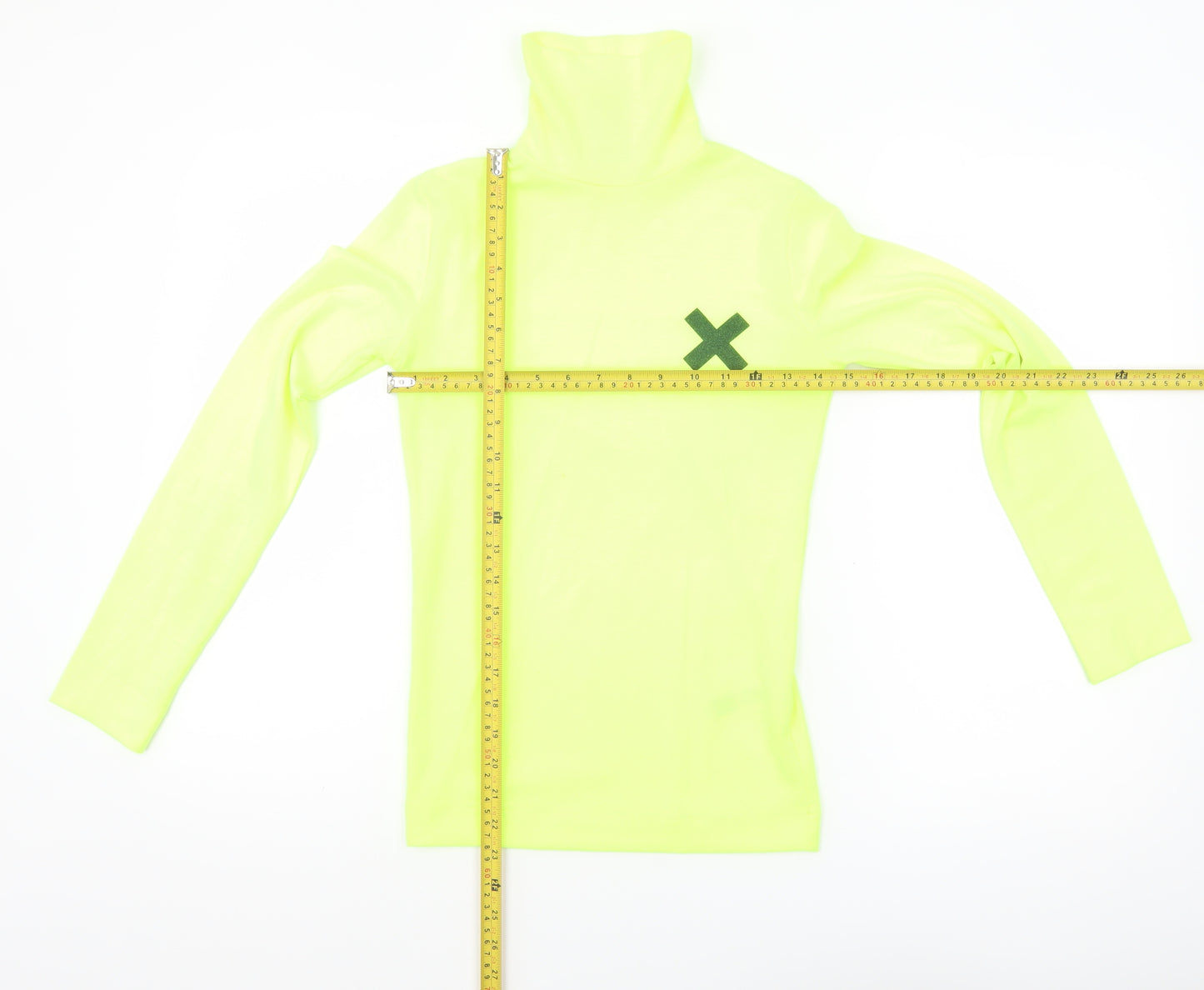Collusion Womens Yellow Roll Neck Long Sleeve Slim Fit Top Size 8