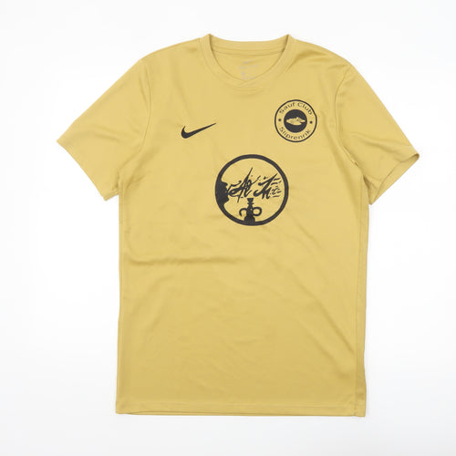 Nike Dri-FIT Gold Men's L Athletic Football Jersey Tee