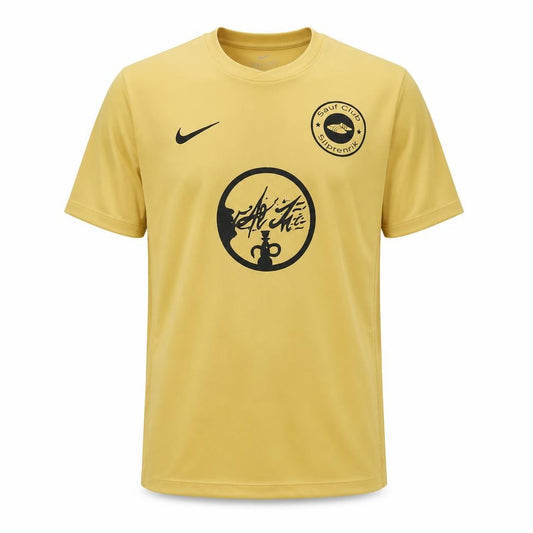 Nike Dri-FIT Gold Men's L Athletic Football Jersey Tee