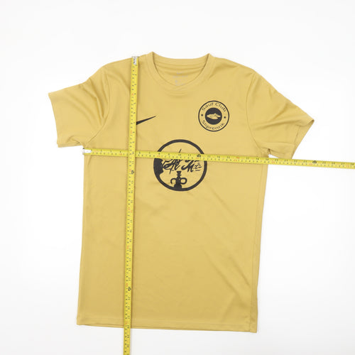 Nike Dri-FIT Gold Men's L Athletic Football Jersey Tee