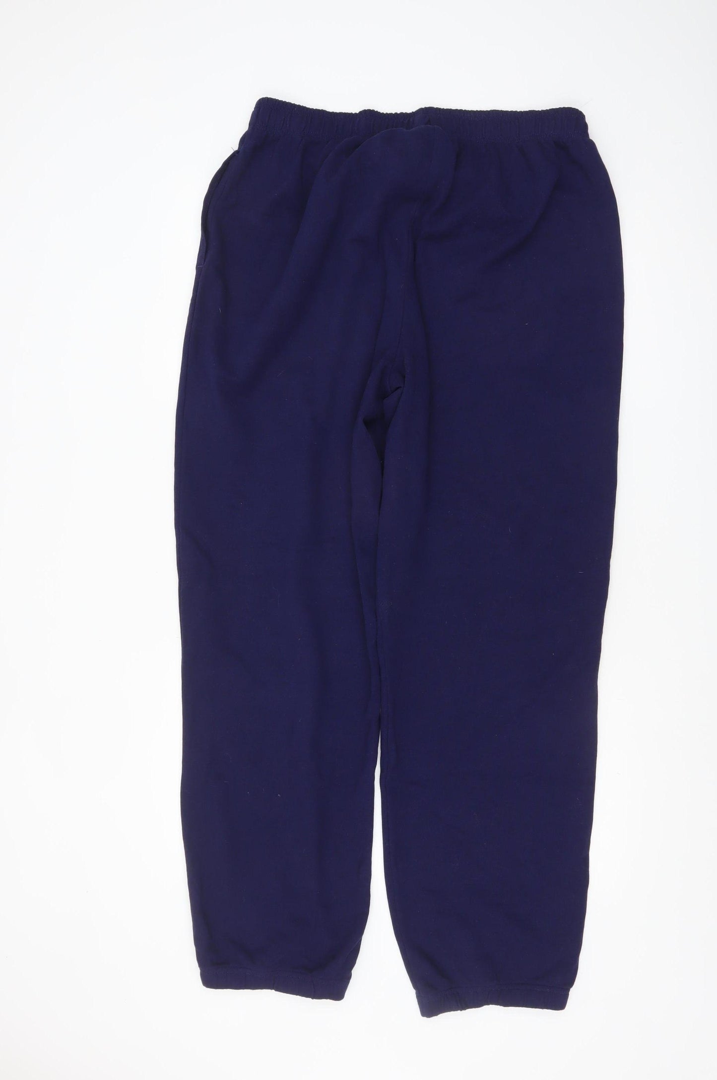 Decathlon Men's Blue 2XL Fleece Sweatpants with Elastic Waist