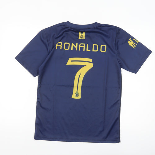 Nike Men's Blue XS Dri-Fit Football Jersey Ronaldo 7 Shirt