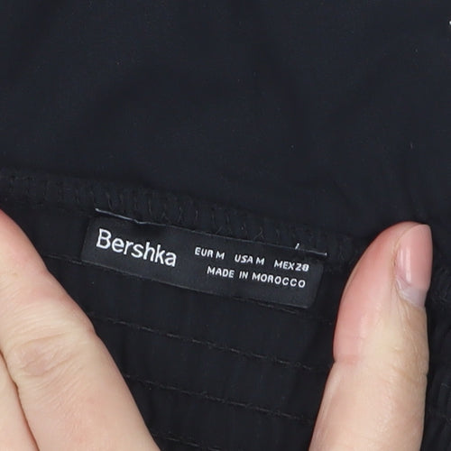 Bershka Women's Black 100% Cotton Strapless Camisole Top Size 12
