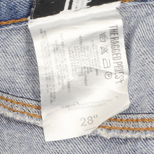 The Ragged Priest Women’s Blue Wide-Leg High-Rise Jeans Size 28