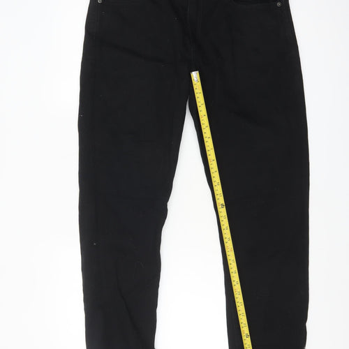 GAP Mens Black Slim Fit Denim Jeans 33x32 Classic Style