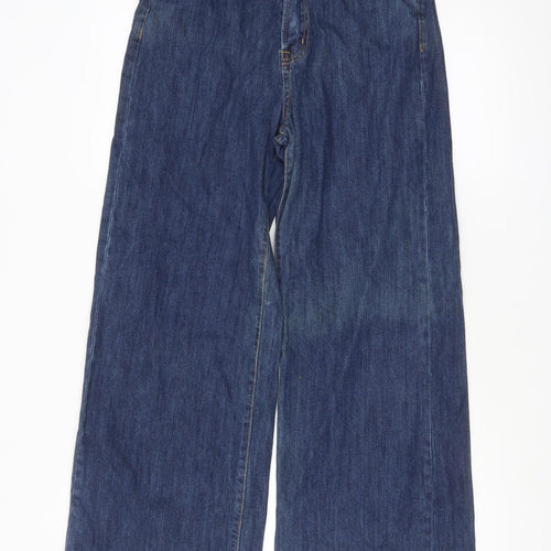 GAP Women’s Blue Wide-Leg Regular Fit Jeans Size 4