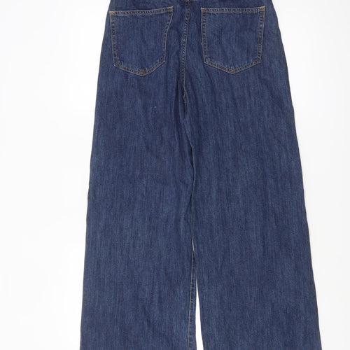 GAP Women’s Blue Wide-Leg Regular Fit Jeans Size 4