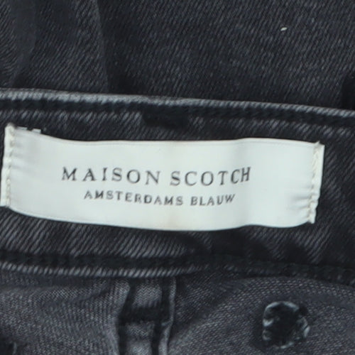Maison Scotch Women's Grey Polka Dot Skinny Jeans Size 26