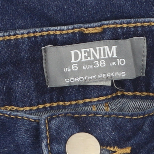 Dorothy Perkins Women Blue Size 10 Skinny Stretch Pearl Jeans