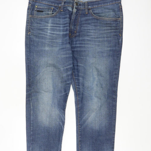 U.S. Polo Assn. Men's Blue Straight Leg Stretch Denim Jeans 36x30