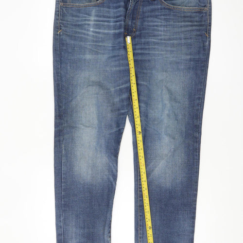U.S. Polo Assn. Men's Blue Straight Leg Stretch Denim Jeans 36x30