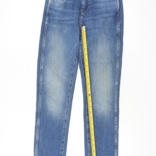 Pepe Jeans Women’s Blue High Waist Slim Cropped Denim Jeans W9