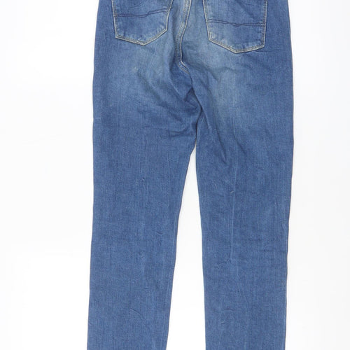Pepe Jeans Women’s Blue High Waist Slim Cropped Denim Jeans W9