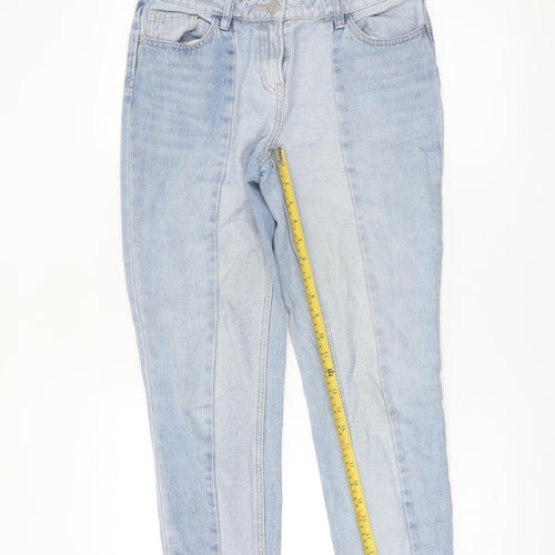 Next Women’s Blue Relaxed Ankle Jeans Size 8 Tall