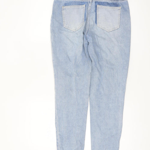 Next Women’s Blue Relaxed Ankle Jeans Size 8 Tall