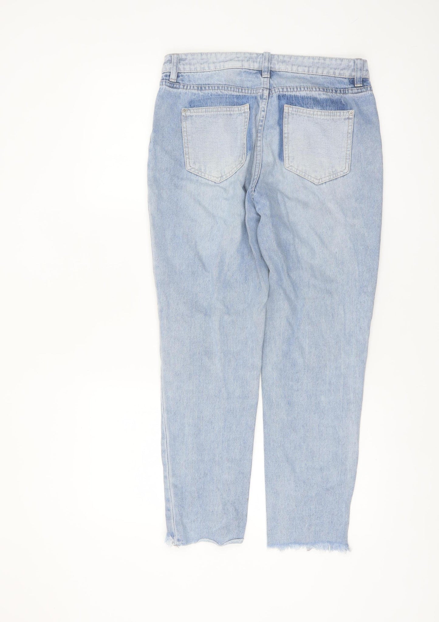 Next Women’s Blue Relaxed Ankle Jeans Size 8 Tall