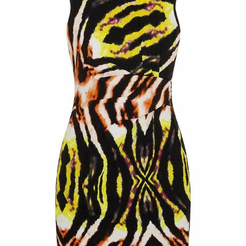 Marks and Spencer Women Multicoloured Size 12 Sleeveless Bodycon Dress