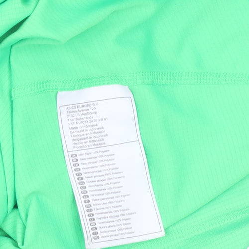 ASICS Men's Green Short Sleeve Running T-Shirt Size M