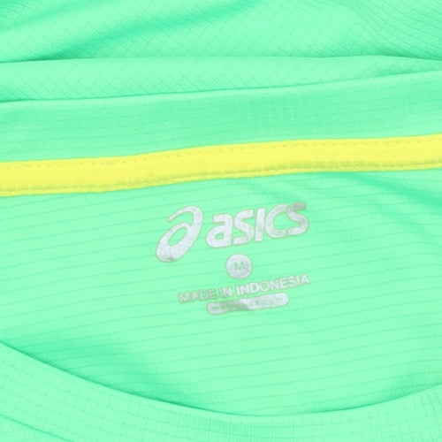 ASICS Men's Green Short Sleeve Running T-Shirt Size M