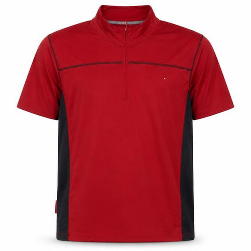 Mountain Warehouse Men’s Red XL Quick Dry 1/4 Zip Active T-Shirt