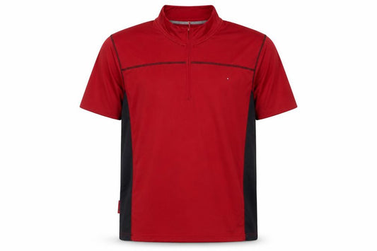 Mountain Warehouse Men’s Red XL Quick Dry 1/4 Zip Active T-Shirt