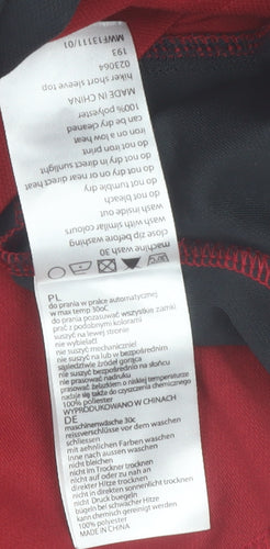 Mountain Warehouse Men’s Red XL Quick Dry 1/4 Zip Active T-Shirt