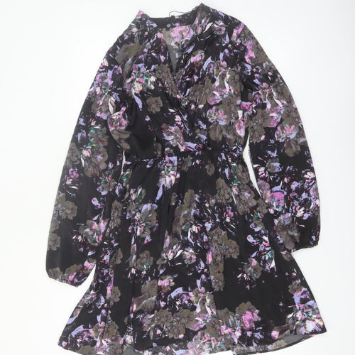 Vero Moda Women’s Multicoloured Floral Wrap Dress Size S
