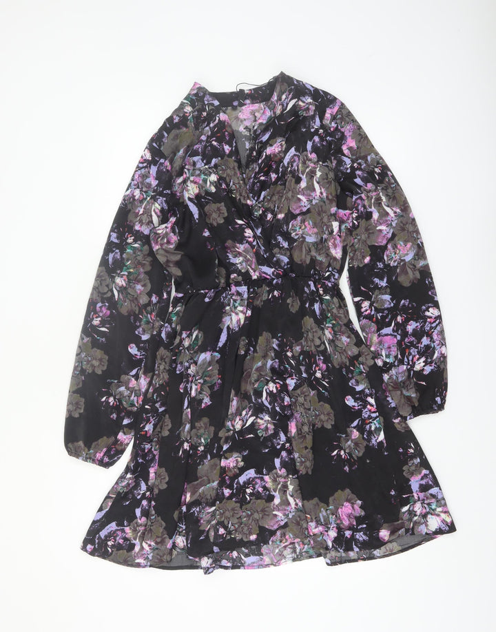 Vero Moda Women’s Multicoloured Floral Wrap Dress Size S