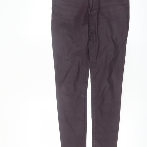 Mango Women Brown Cotton Stretch Skinny Jegging Size 10
