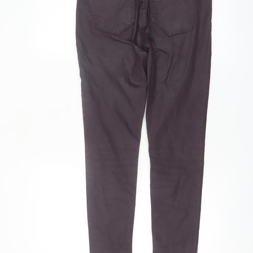 Mango Women Brown Cotton Stretch Skinny Jegging Size 10
