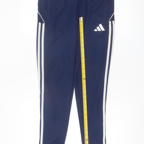 Adidas Men's Blue Slim Fit Jogger Trousers Size S