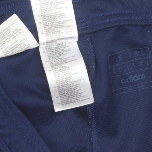 Adidas Men's Blue Slim Fit Jogger Trousers Size S
