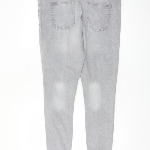 Denim Co. Women's Grey Skinny Stretch Jeans Size 18