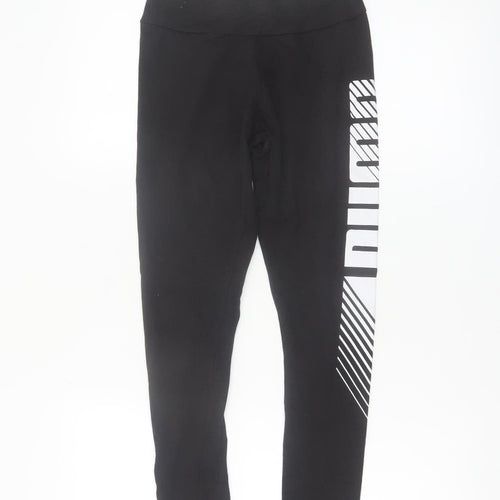 Puma Womens Black XS Leggings Stretch Sports Gymwear
