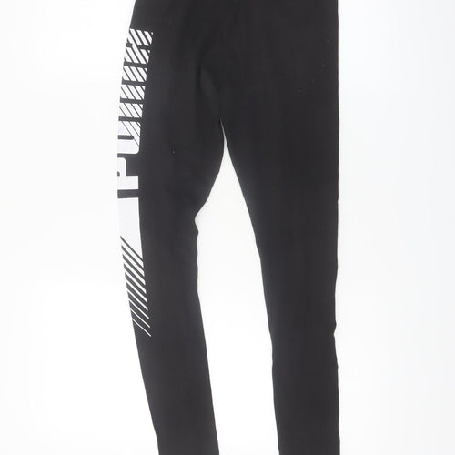 Puma Womens Black XS Leggings Stretch Sports Gymwear