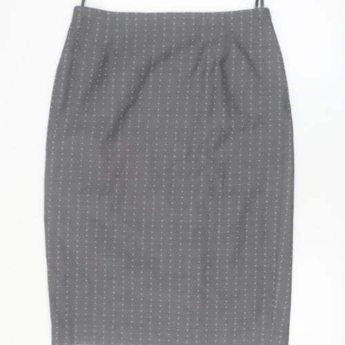 ARA Women Grey Wool Blend Pencil Skirt Size 18 Workwear