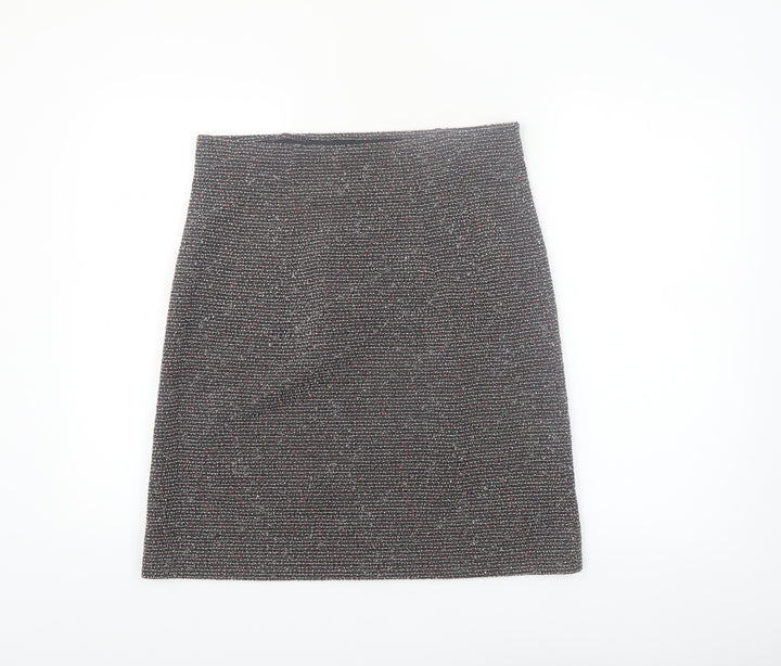 Marks and Spencer Womens Grey Tweed Pencil Skirt Size 14