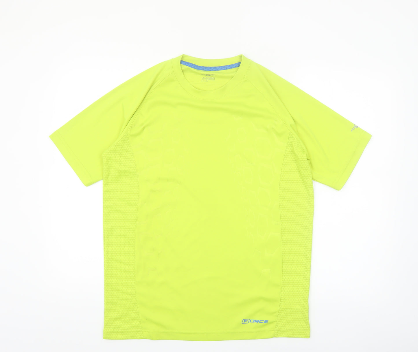 Pro Touch Men's Yellow Running T-Shirt L Moisture Wicking