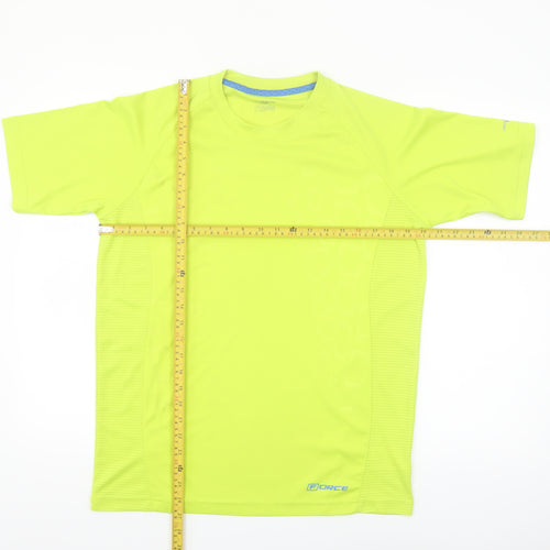 Pro Touch Men's Yellow Running T-Shirt L Moisture Wicking