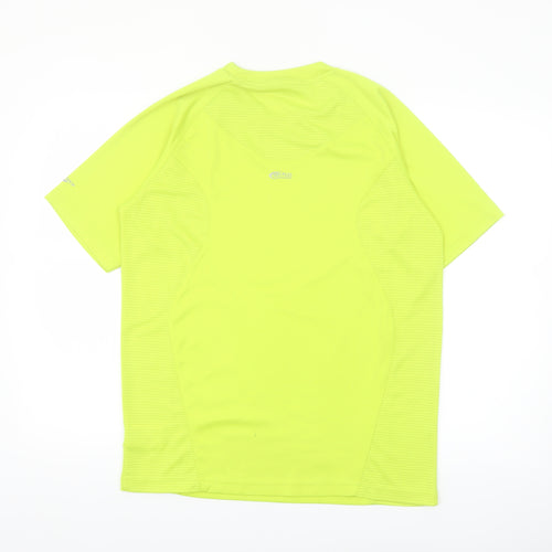 Pro Touch Men's Yellow Running T-Shirt L Moisture Wicking