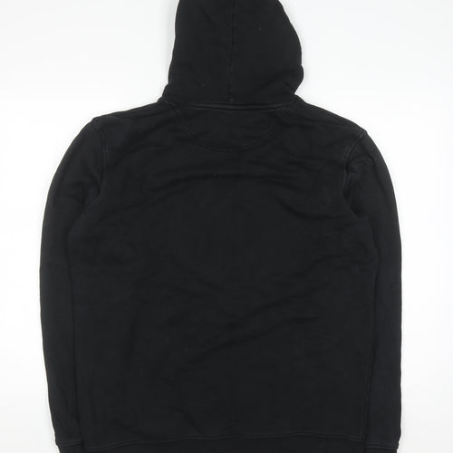 Fourth Element Women's Black Pullover Hoodie UK 16 Organic Cotton Blend