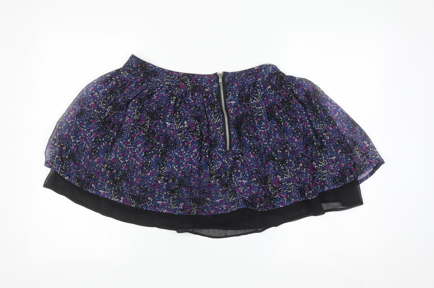 Miss Real Womens Multicoloured Floral Skater Skirt Size 12