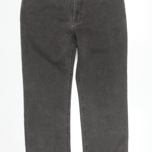 Gardeur Men's Grey Straight Fit Jeans 36W 32L Regular Denim