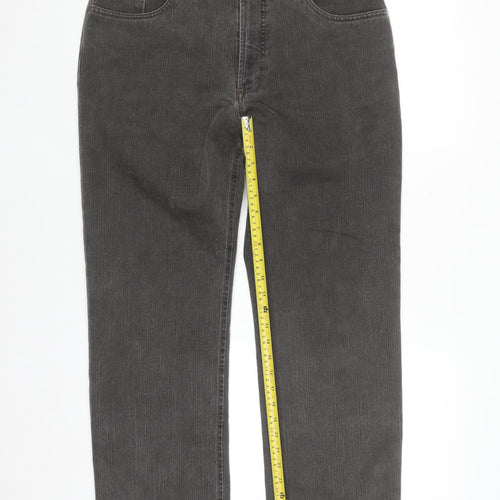 Gardeur Men's Grey Straight Fit Jeans 36W 32L Regular Denim
