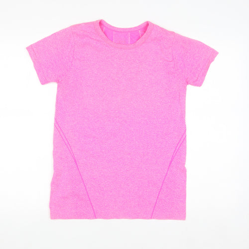 Dunnes Stores Women’s Pink Slim Fit Active T-Shirt Size 8
